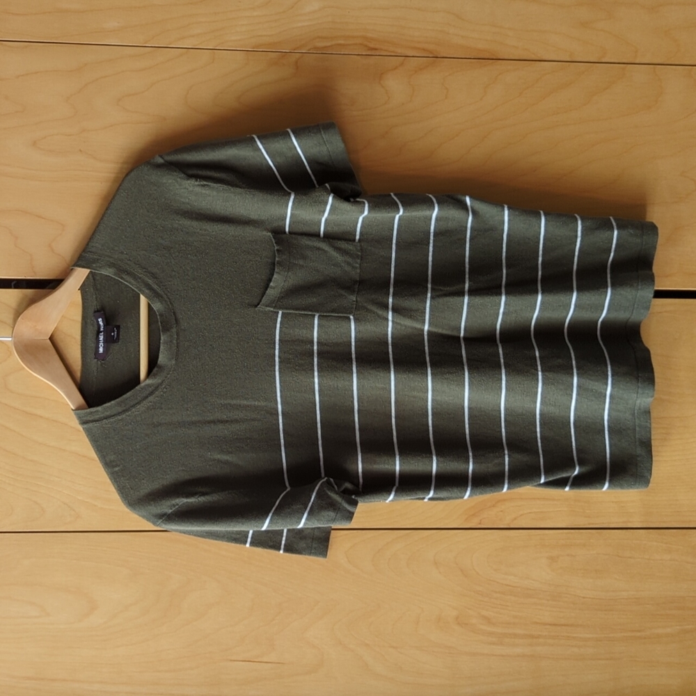 Michael Kors Jersey Knit Striped T-shirt Size Small S NICE